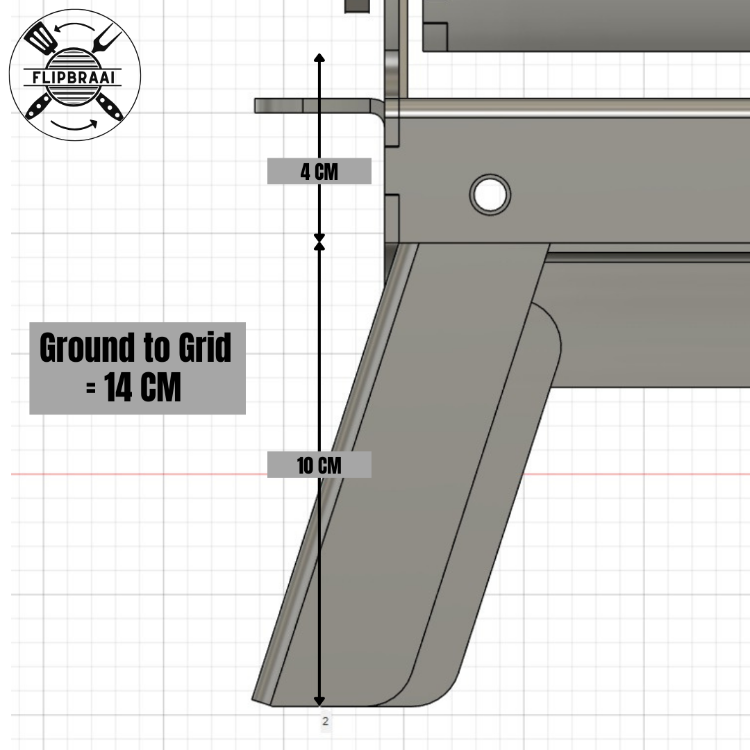 Flipbraai starter combo ( Hybrid steel)