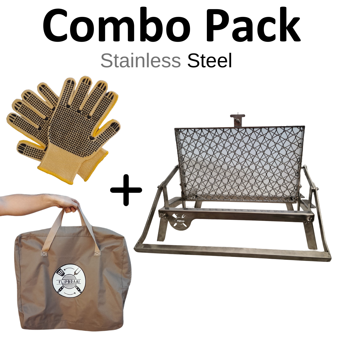 Flipbraai starter Combo (Stainless Steel)