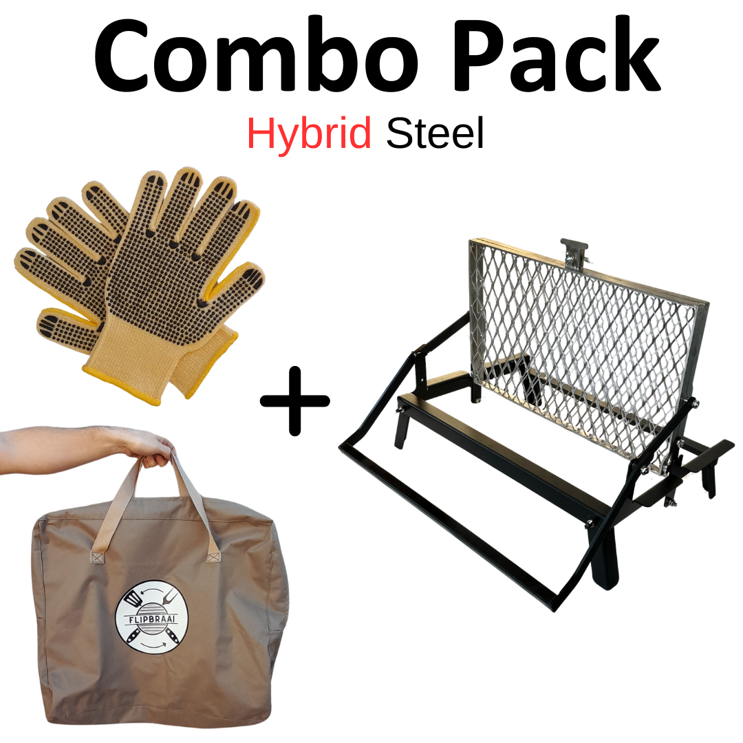 Flipbraai starter combo ( Hybrid steel)